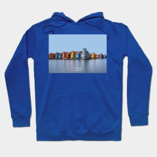 Colorful houses in Groningen, Netherlands Hoodie